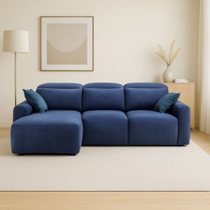 Sofá 3P Rennes Asientos deslizantes