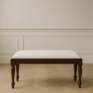 Banqueta Patas Torneadas Caoba