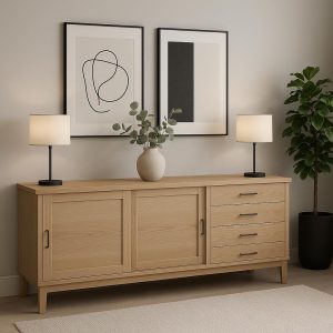 Aparador Roble Puertas Correderas