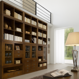 Librería Colonial Caoba