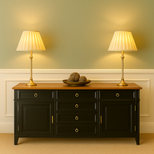 Aparador Claude Negro y Cerezo