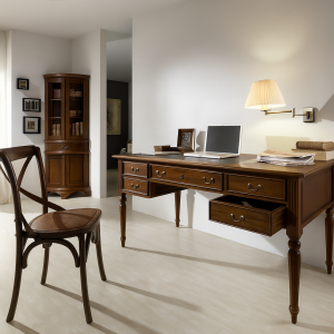 Mesa Estudio Madera de Caoba